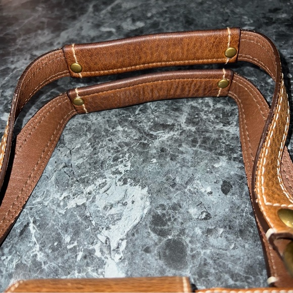 Vintage Coach Animal Print Canvas and Leather Purse - Picture 6 of 11